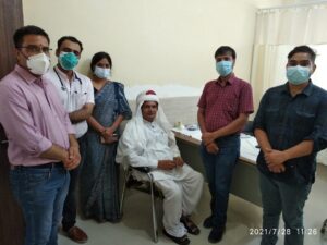 Pictures from Free Health Camp held on 28 July 2021